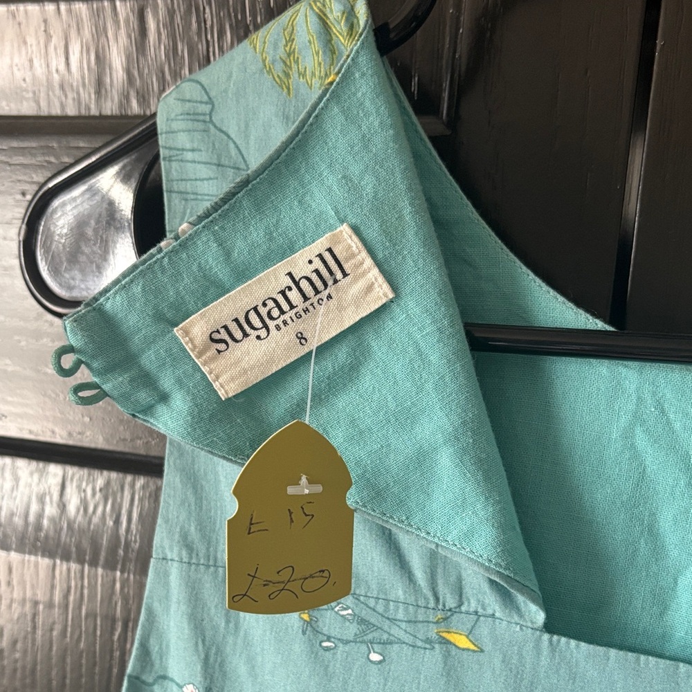 Sugarhill Brighton Teal Floral Sundress